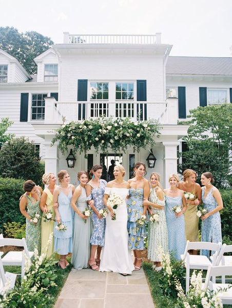 mix and match bridesmaid dresses